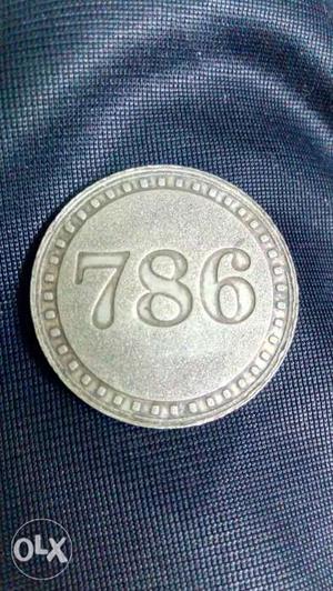 A 786 number old coin gold colour sale