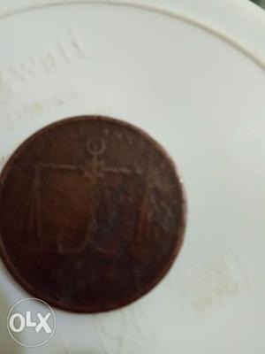 Antique coin (old coin) taraju