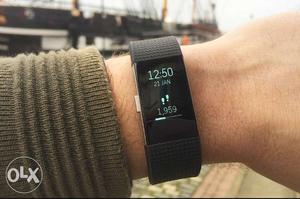 Black And Gray Fitbit Charge 2