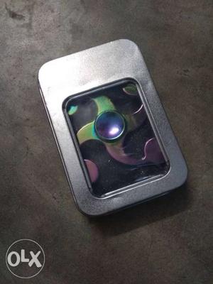 Black And Purple Fidget Spinner