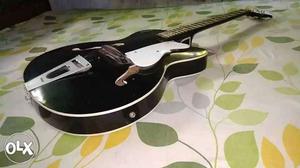 Black Aquastic Guitar..1.5 years old..