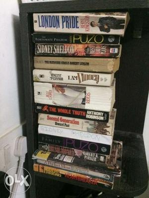 Books novels sidney sheldon,mario puzo, MBA, CCNA etc...