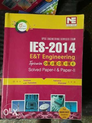 ESE previous years question Book Upto , price negotiable