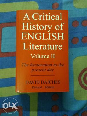 History of english literature vol-2