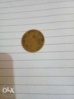 Oldest coin one quarter anna