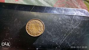 One Quarter Anna India George VI King Emperor coin