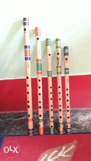 Professional 5 flutes A#base B base C middle