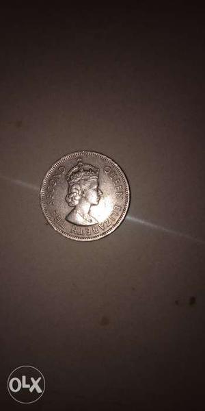 Queen Elizabeth second coin