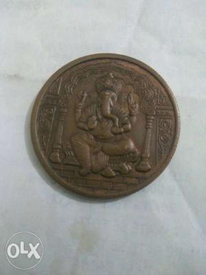 Temple token ganesha coin of east india company