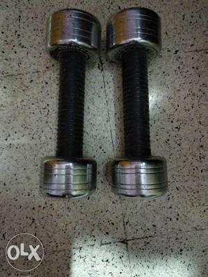 Three kg dumbells for home workouts.selling for