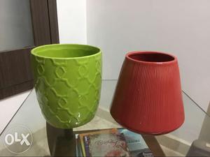 Two lovely ceramic vases