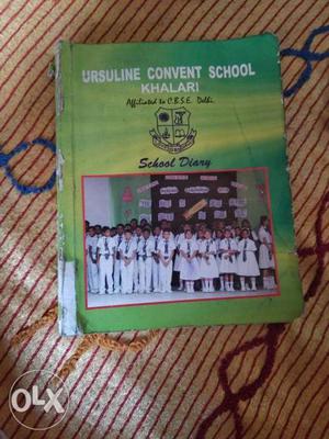 Ursuline Convent School Khalari School Diary Book