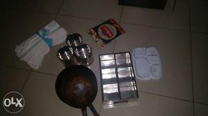 Utensils and parcels items on sell