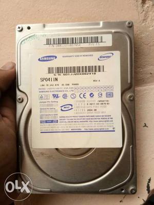 White Samsung Hard Disk Drive