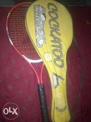 Yellow And Black Tennis Racket
