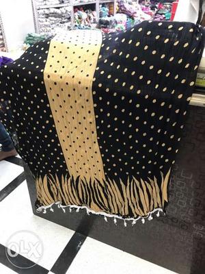 100% Cotton Dupatta 10 more colurs available with black