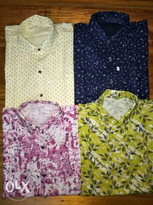 100% pure cotton new shirts