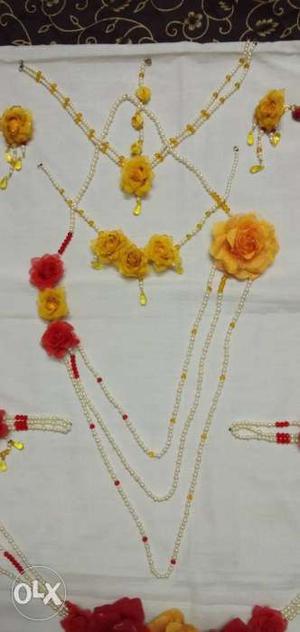 12 pcs flower jewellery for baby shower ceremony