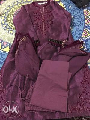 Biba purple coloured suit set, new one