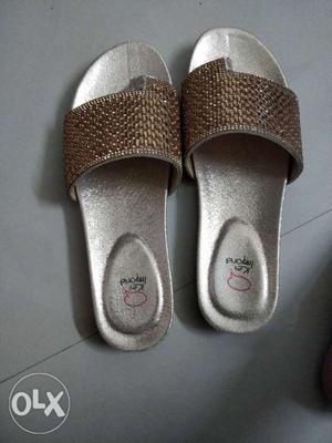 Brand new Flat Slippers size 37 UK 6. Bill and