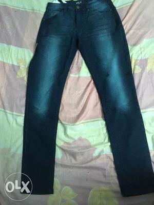Newport Mens Mid Washed Denim Jeans-