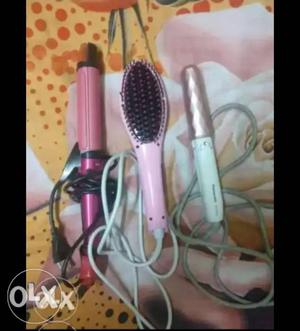 Pink And Black Hair Brush
