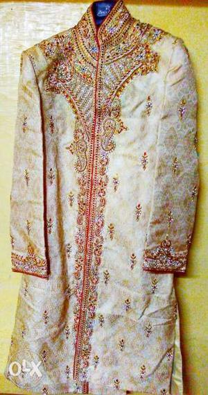 SHERWANI Branded(Denis Parker), one time wore, purchase at
