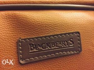 Travel Bag Leather Blackberry