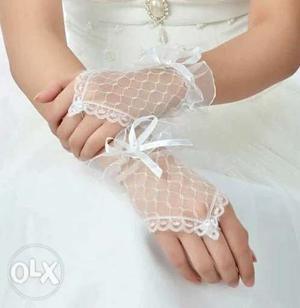 Wedding veil and glouse set (fresh piece)