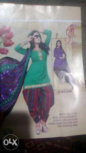 Women's Multicolored Salwar Kameez Dress Pack