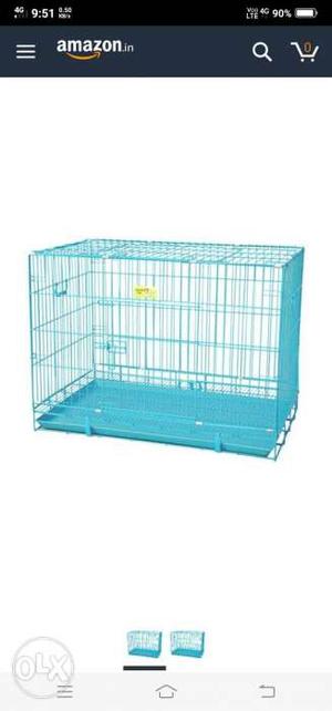 Pupy and cat cage for sale folding cage