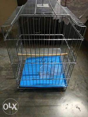 Stainless steel cage in good condition