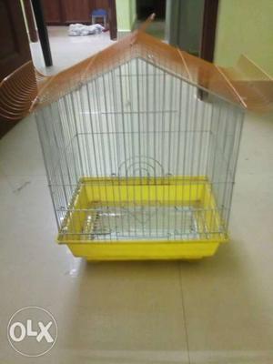 Birds cage with tray