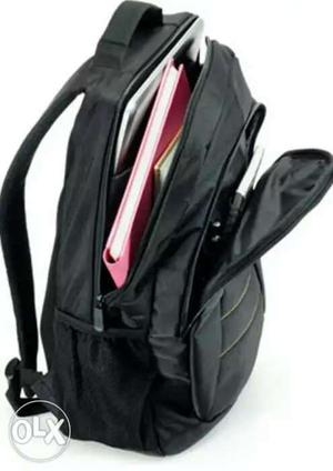 Black And Gray Swiss Backpack