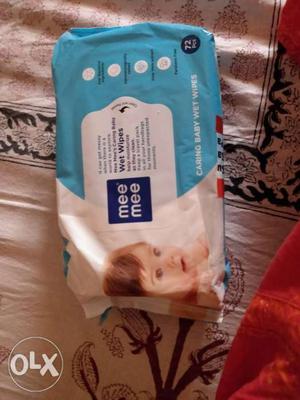 Mee Mee wet wipes for babies. Pack of 5 sealed