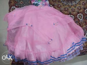 Pink frock for girls of age-7-10