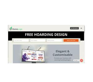 Get Free Hoarding Design Online at Themejungle! Ahmedabad