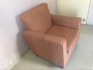2 Single seater sofa available for Rs  each.