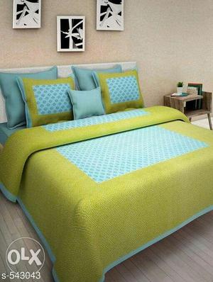 Cotton double bed sheet