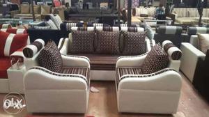 Diwali... Dhamaka...offer... Excellent design 3+1+1 new sofa