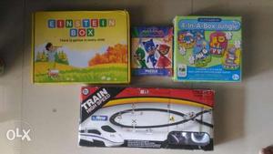 Like new puzzles and train toy for kids only for Rs 200