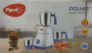 New Pigeon Prime Mixer Grinder 600w with 2y Warranty Unboxed