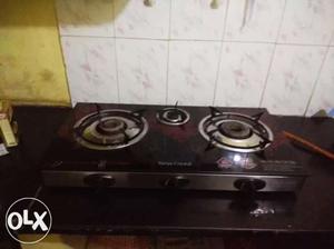 Surya crystal auto ignition 3 burner stove