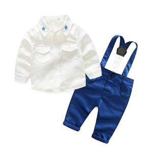 Boys 1st Birthday Outfit Shirt and Suspender Pant at