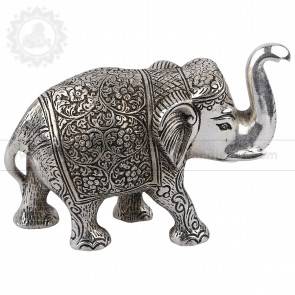 Buy Whitemetal elephant statue small online | nandigifts &