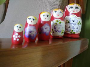 Handmade Wooden dolls (