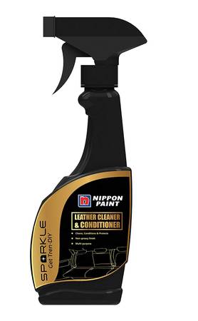 Sparkle Leather Cleaner and Conditioner (250ml, Black) by