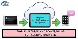 Use MsgClub Bulk SMS API Java Gateway Integration