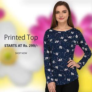 Buy Cotton Tops for Girls with upto 50% off