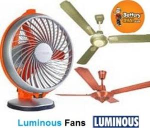 Buy Luminous Ceiling Fans, Table Fans, Pedestal Fans, Wall